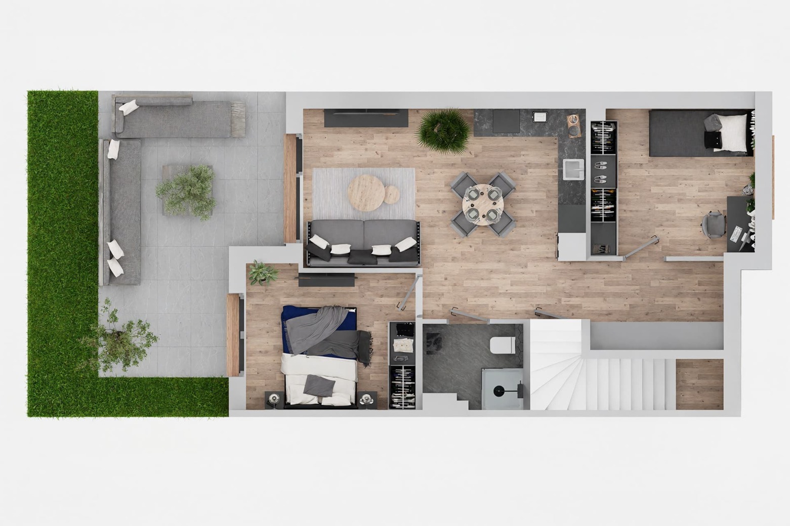 Tuwima 15 - Parter - rzut